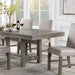 SAN ANTONIO Dining Table w/ 1 X 18" Leaf - Marjories Furniture (Las Vegas, NV)