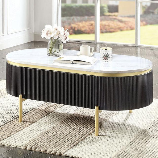 KOBLENZ Coffee Table, Dark Walnut - Marjories Furniture (Las Vegas, NV)