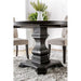 NERISSA Antique Black Round Table, Antique Black - Marjories Furniture (Las Vegas, NV)