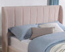 PEARL Full, Queen, & Twin Bed, Light Pink - Marjories Furniture (Las Vegas, NV)