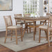 UPMINSTER Counter Ht. Table, Natural Tone - Marjories Furniture (Las Vegas, NV)