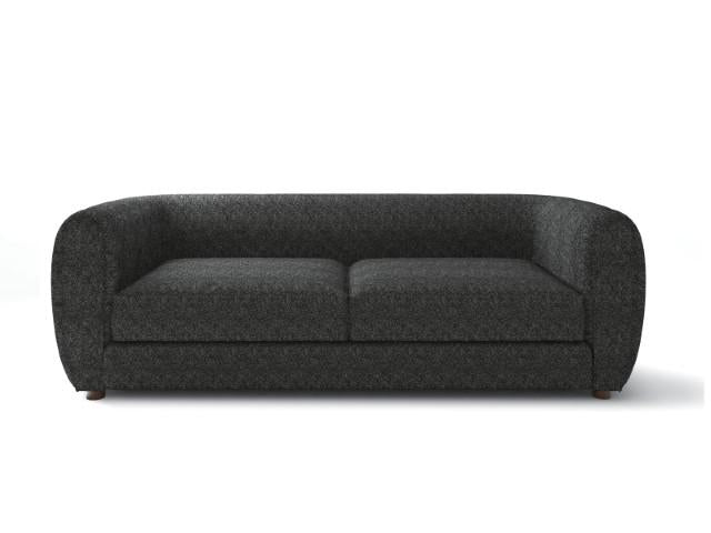VERDAL Sofa, Black - Marjories Furniture (Las Vegas, NV)