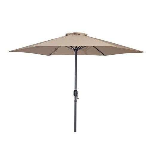 Lali 9 Ft Outdoor Umbrella + 21" Round Base - Marjories Furniture (Las Vegas, NV)