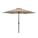 Lali 9 Ft Outdoor Umbrella + 21" Round Base - Marjories Furniture (Las Vegas, NV)