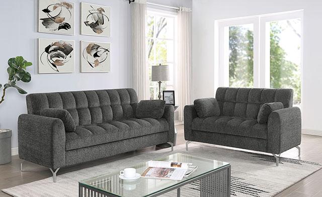 LUPIN Chair, Dark Gray - Marjories Furniture (Las Vegas, NV)