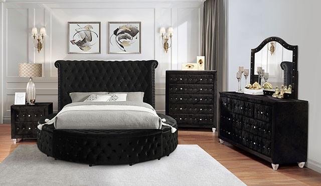 Delilah Cal.King & E.King Bed - Marjories Furniture (Las Vegas, NV)