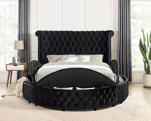 Delilah Cal.King & E.King Bed - Marjories Furniture (Las Vegas, NV)