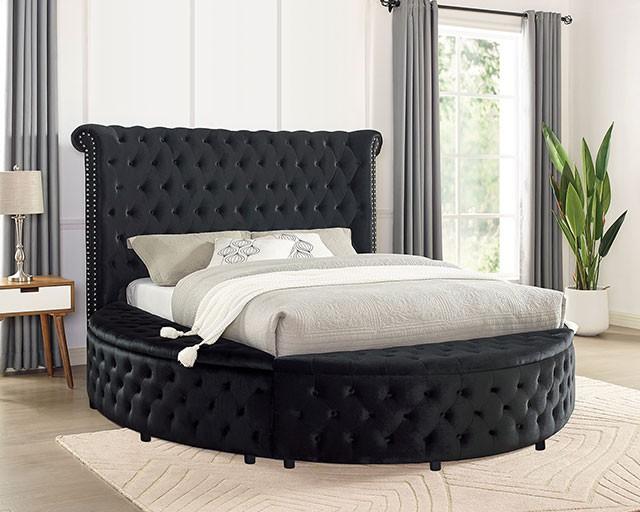 Delilah Cal.King & E.King Bed - Marjories Furniture (Las Vegas, NV)