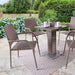 Aminta 3 & 5 Piece Patio Bistro Set - Marjories Furniture (Las Vegas, NV)