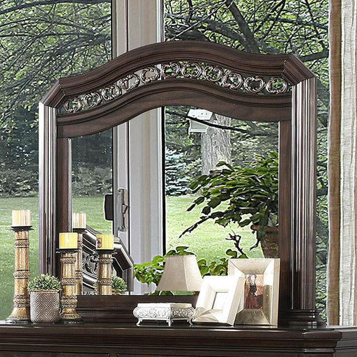 Calliope Espresso Mirror - Marjories Furniture (Las Vegas, NV)