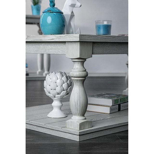 Arlington Antique White Sofa Table - Marjories Furniture (Las Vegas, NV)