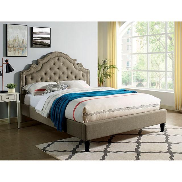 Aubree Queen Bed - Marjories Furniture (Las Vegas, NV)