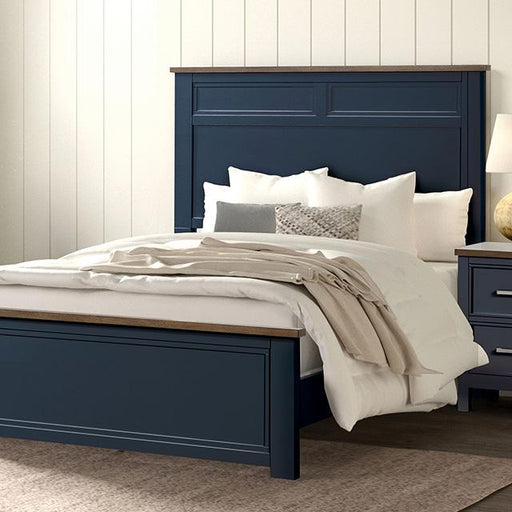 Pinetop 4 & 5 Piece Twin Bedroom Set White & Blue - Marjories Furniture (Las Vegas, NV)