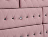 Zohar Queen & Twin Bed Black, Grey, & Pink - Marjories Furniture (Las Vegas, NV)