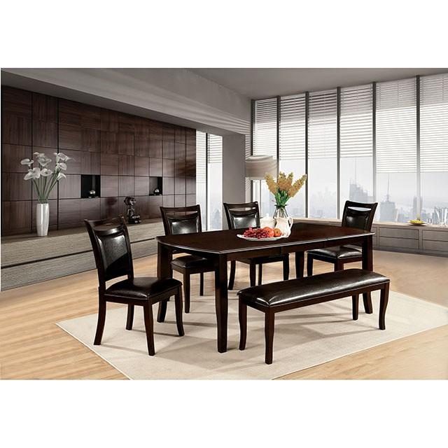 Woodside Dark Cherry/Espresso Dining Table - Marjories Furniture (Las Vegas, NV)