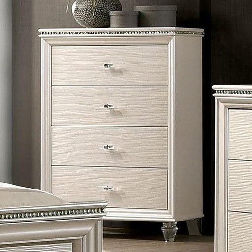 ALLIE Chest Beige & Brown - Marjories Furniture (Las Vegas, NV)