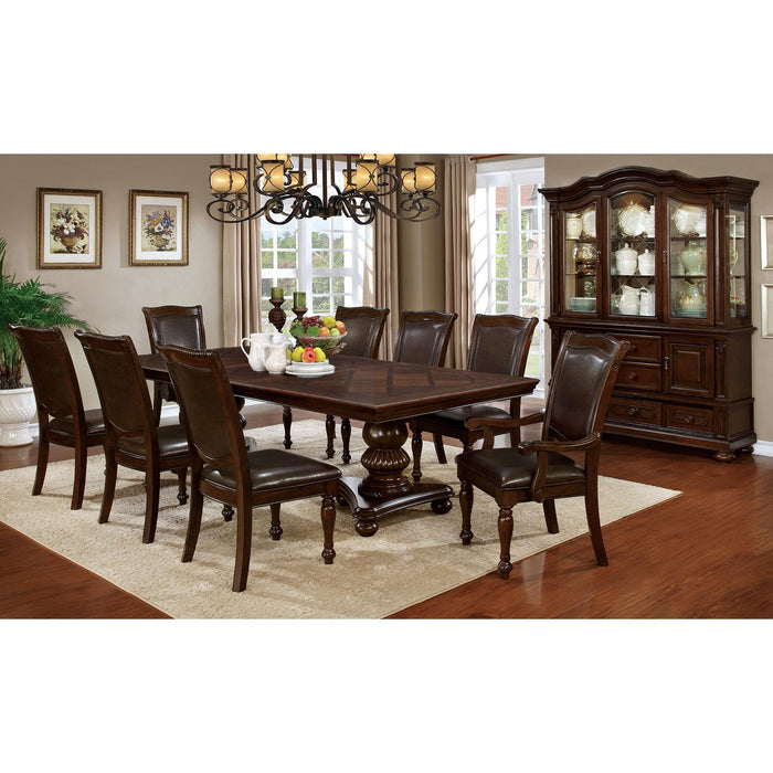Alpena Brown Cherry/Espresso Arm Chair & Side Chair (2/CTN) - Marjories Furniture (Las Vegas, NV)