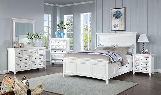CASTILE Chest, White - Marjories Furniture (Las Vegas, NV)