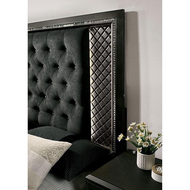Demetria Bed - Marjories Furniture (Las Vegas, NV)