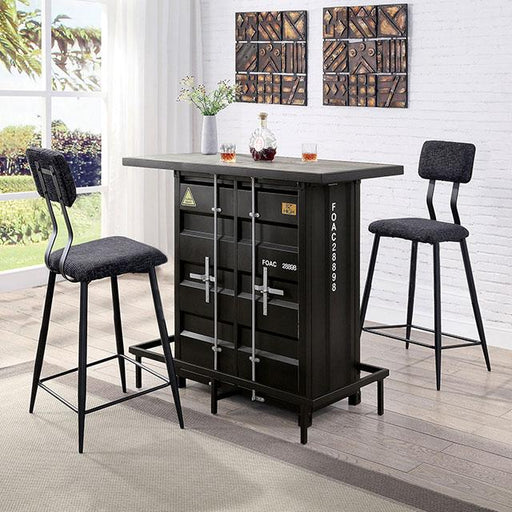 Dicarda 3 Pc Bar Table Set - Marjories Furniture (Las Vegas, NV)