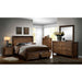 ELKTON Oak Cal.King, E.King, & Queen Bed - Marjories Furniture (Las Vegas, NV)