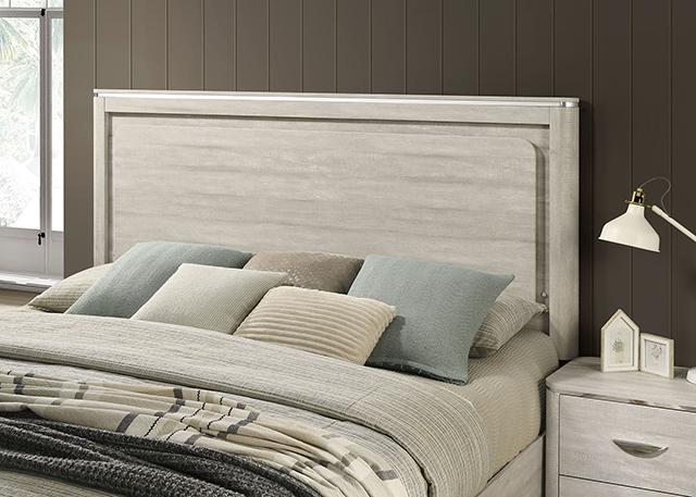 Farsund Bed Gray - Marjories Furniture (Las Vegas, NV)