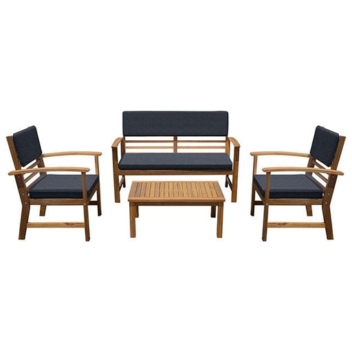 Hana 4 Pc. Patio Set Blue - Marjories Furniture (Las Vegas, NV)