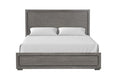 Crowthorne E.King & Queen Bed Grey & White - Marjories Furniture (Las Vegas, NV)