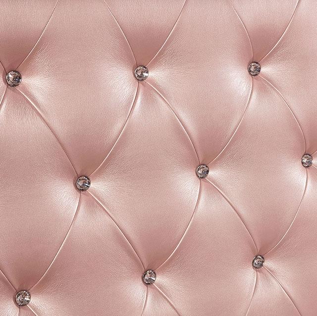 Ariston Rose Pink Full, Twin, & Queen Bed - Marjories Furniture (Las Vegas, NV)