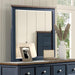 Bed Pinetop Blue & White - Marjories Furniture (Las Vegas, NV)
