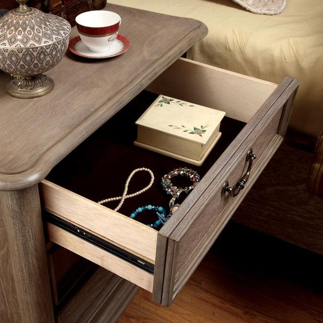 BELGRADE I Rustic Natural Tone Night Stand - Marjories Furniture (Las Vegas, NV)