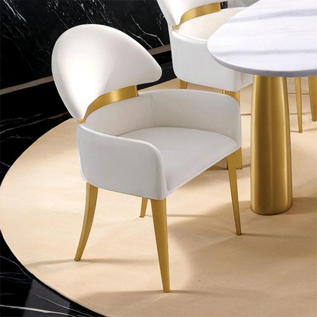 Northam Arm Chair (2 CTN) White - Marjories Furniture (Las Vegas, NV)