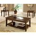 Fenwick Walnut 3 Pc. Coffee Table Set - Marjories Furniture (Las Vegas, NV)