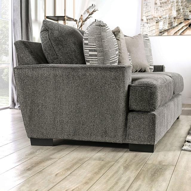 HOLBORN Sofa, Gray - Marjories Furniture (Las Vegas, NV)