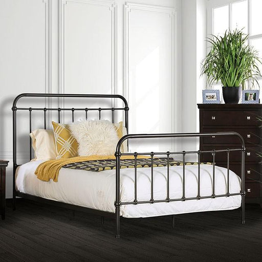 IRIA Dark Bronze Cal.King & E.King Bed - Marjories Furniture (Las Vegas, NV)