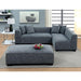 JAYLENE Gray Sectional - Marjories Furniture (Las Vegas, NV)