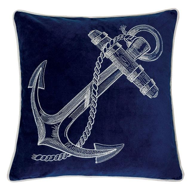 Karin Blue 20" X 20" Pillow, Blue - Marjories Furniture (Las Vegas, NV)