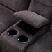 KARLEE II Gray Sectional w/ Console - Marjories Furniture (Las Vegas, NV)