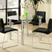 Kona I Chrome Round Dining Table - Marjories Furniture (Las Vegas, NV)