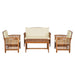 Kyushu 4 Pc. Patio Set - Marjories Furniture (Las Vegas, NV)