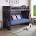 LAFRAY Twin Bunk Bed w/ Futon Base - Marjories Furniture (Las Vegas, NV)