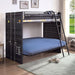 LAFRAY Twin Bunk Bed w/ Futon Base - Marjories Furniture (Las Vegas, NV)