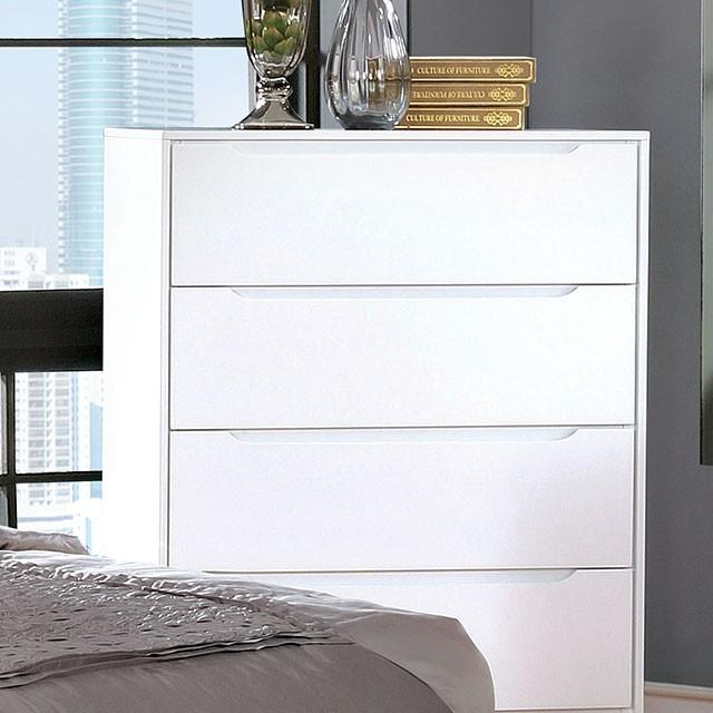 LENNART II White Chest - Marjories Furniture (Las Vegas, NV)