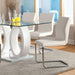 LODIA I White Dining Table - Marjories Furniture (Las Vegas, NV)