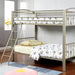 Lovia Metallic Gold Twin/Twin Bunk Bed - Marjories Furniture (Las Vegas, NV)