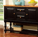 MAYVILLE Black/Antique Oak Server - Marjories Furniture (Las Vegas, NV)