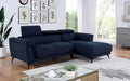 NAPANEE Sectional, Navy - Marjories Furniture (Las Vegas, NV)