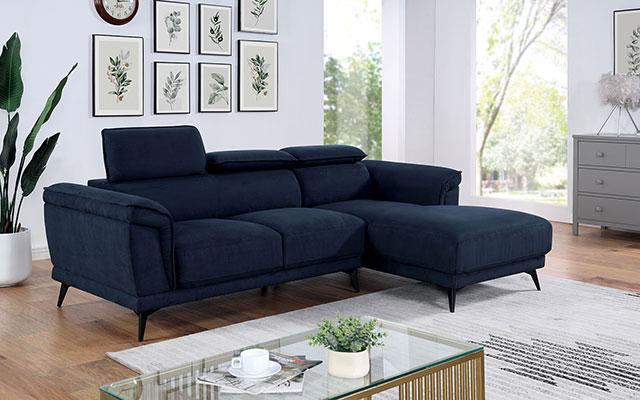 NAPANEE Sectional, Navy - Marjories Furniture (Las Vegas, NV)