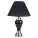 Niki Black Table Lamp (6/CTN) - Marjories Furniture (Las Vegas, NV)