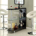 Numbi Black/Chrome Mini Server - Marjories Furniture (Las Vegas, NV)